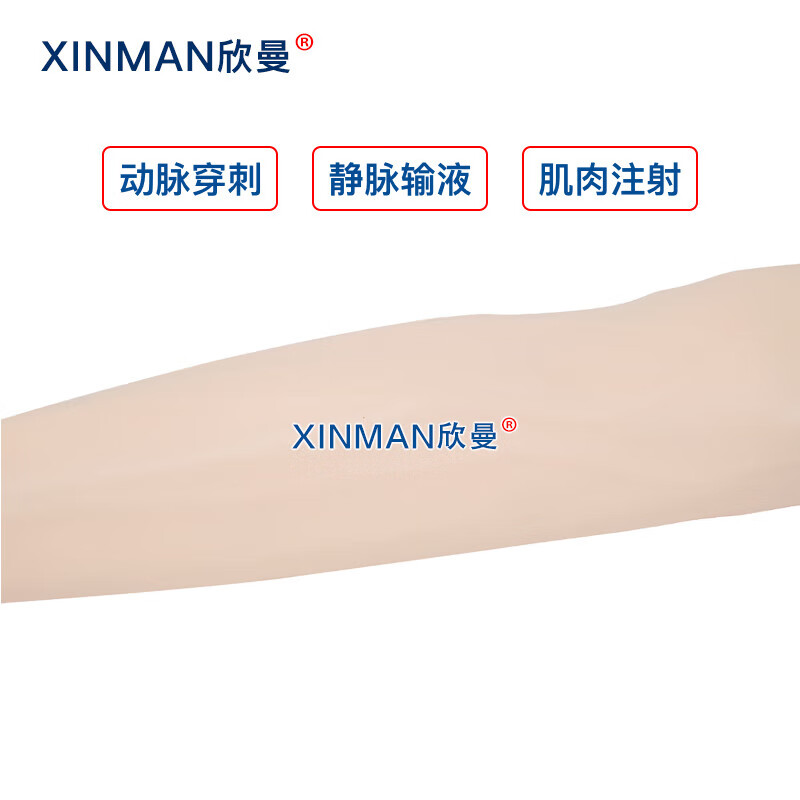 欣曼科教 高级全功能动脉注射与静脉穿刺输液手臂模型XM-S1019A高清大图