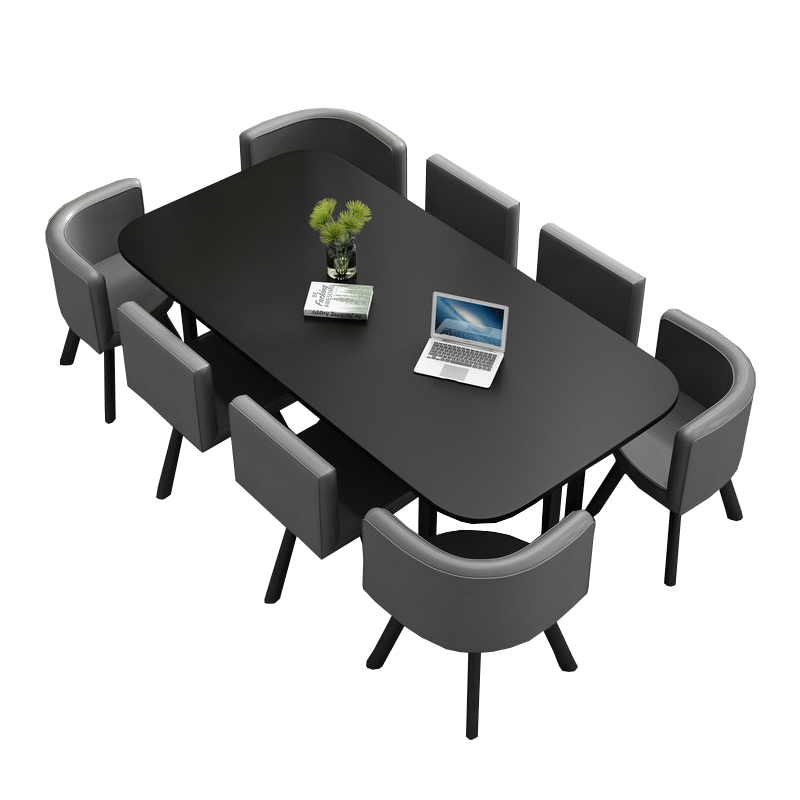 翼澜 洽谈桌 八椅 套高清大图
