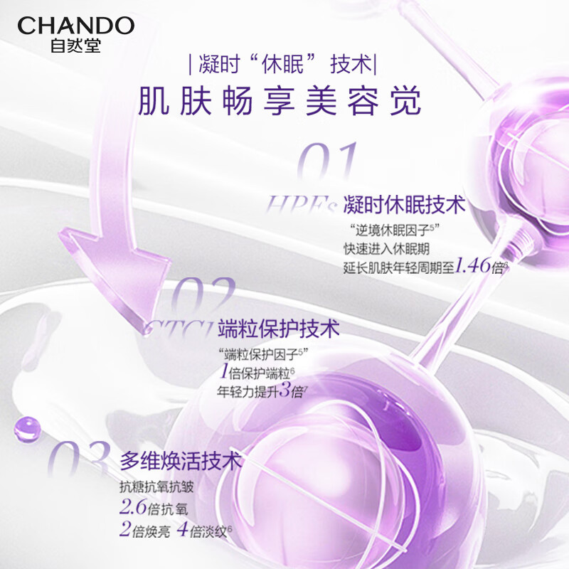 自然堂(CHANDO)补水保湿淡化细纹凝时鲜颜冰肌水(清润型)160mL高清大图