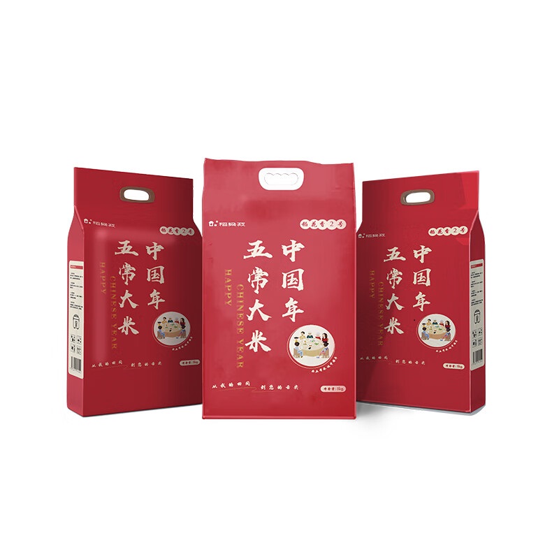 稻梁菽五常稻花香大米五常大米 中国年袋装2.5kg高清大图