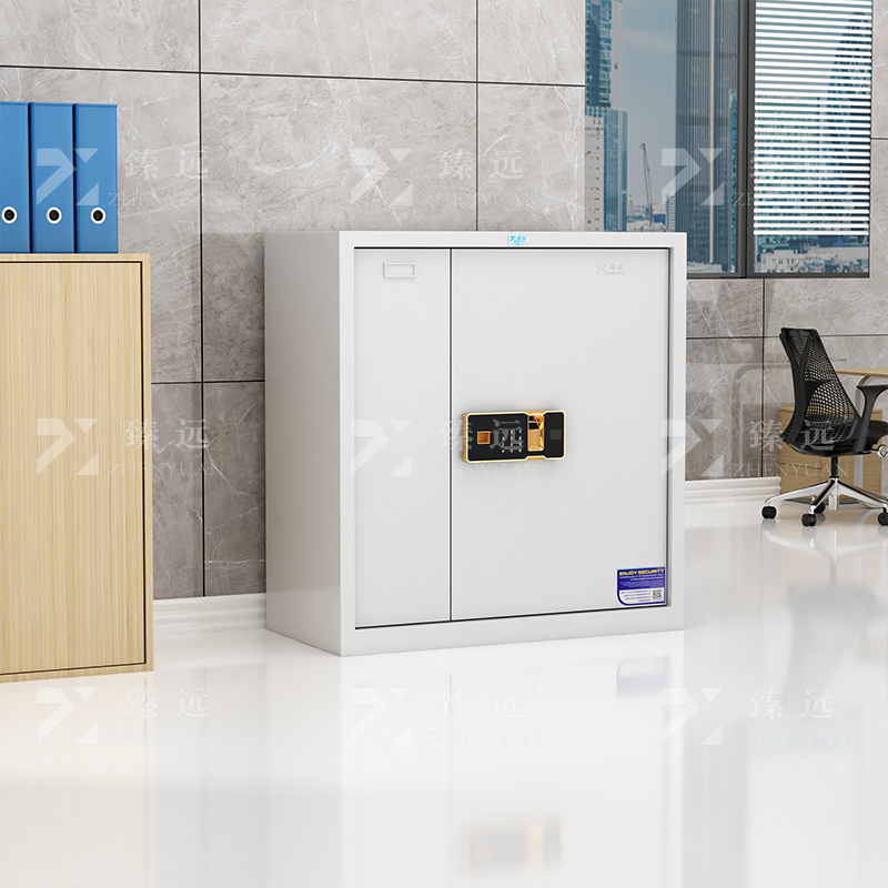 臻远 ZYJJ-80025 单节保密柜矮柜密码文件柜防盗档案资料柜钢制密码锁保密柜 常规指纹锁