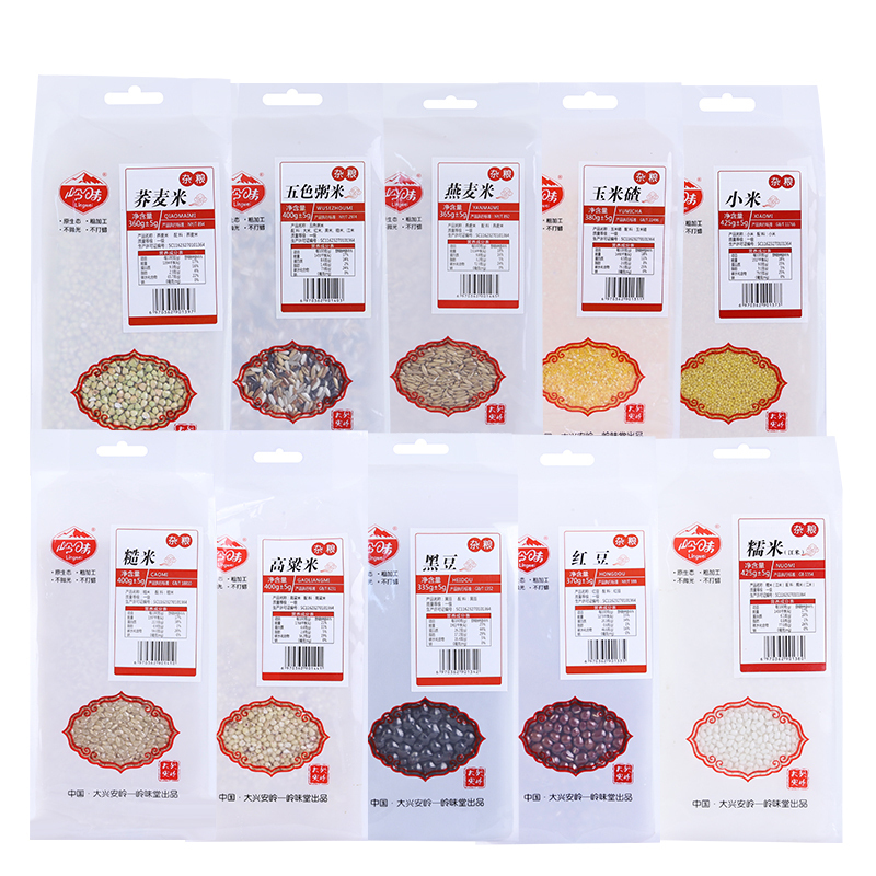 岭味(Lingwei) 五谷杂粮礼盒 3910g 10袋装B