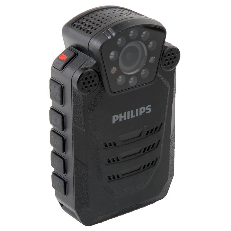 飞利浦（PHILIPS）执法记录仪VTR8200+512G内存卡高清红外夜视微型胸前佩戴现场记录仪执法助手记录仪防水夜视
