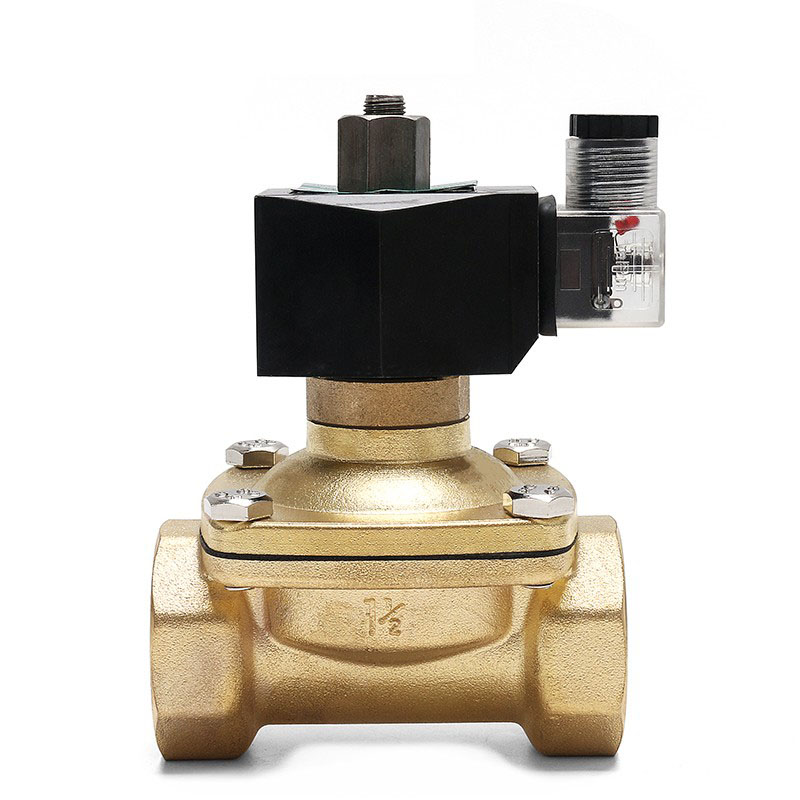 施耐德电气 铜制常开型电磁阀 AC220V 水阀油阀气阀 2吋（2W-500-50K）