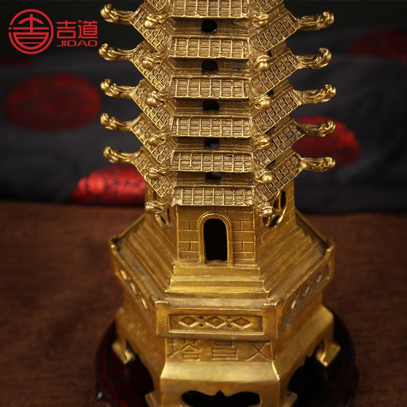 美帮汇铜文昌塔九层十三层文昌塔摆件办公桌书房高考高清大图