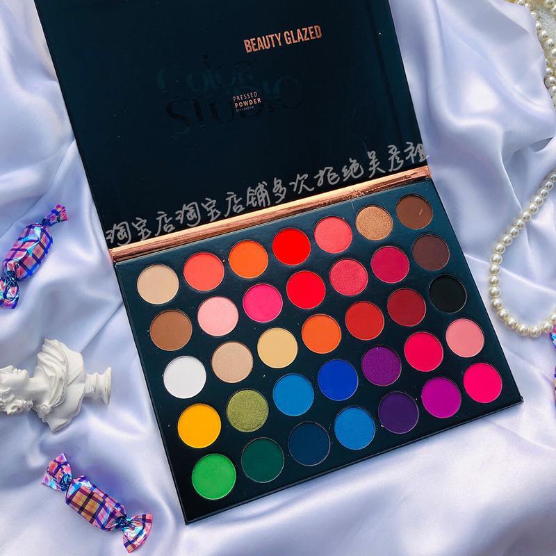 舞台表演妆cos玩色欧美妆黄绿色[收藏加购送美人鱼眼影刷]>800_800