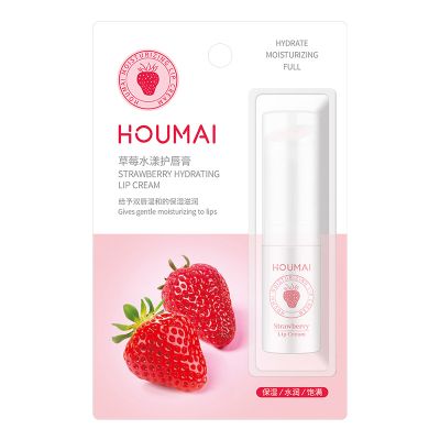 凡士林润唇膏保湿滋润补水防干裂去干皮水果味口红学生蜂蜜芦荟情侣款2.7g/4g 草莓水漾润唇膏
