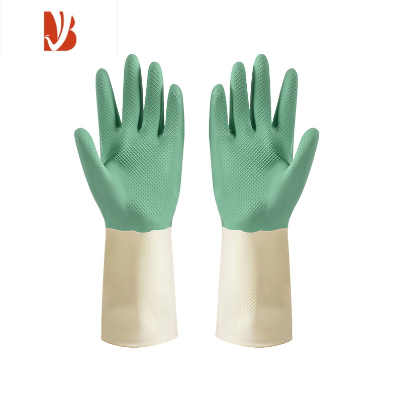 三维工匠家务洗碗手套女防水家用清洁耐用厨房刷锅洗菜洗衣服家用橡胶器
