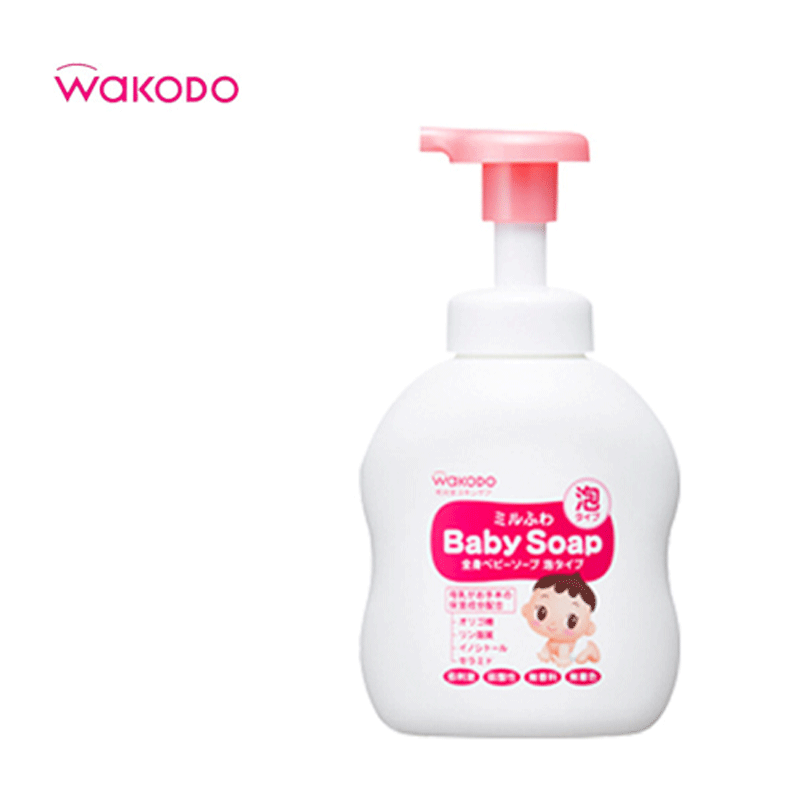 Wakodo 和光堂婴幼儿泡沫沐浴露450ml 天然温和 宝宝专用