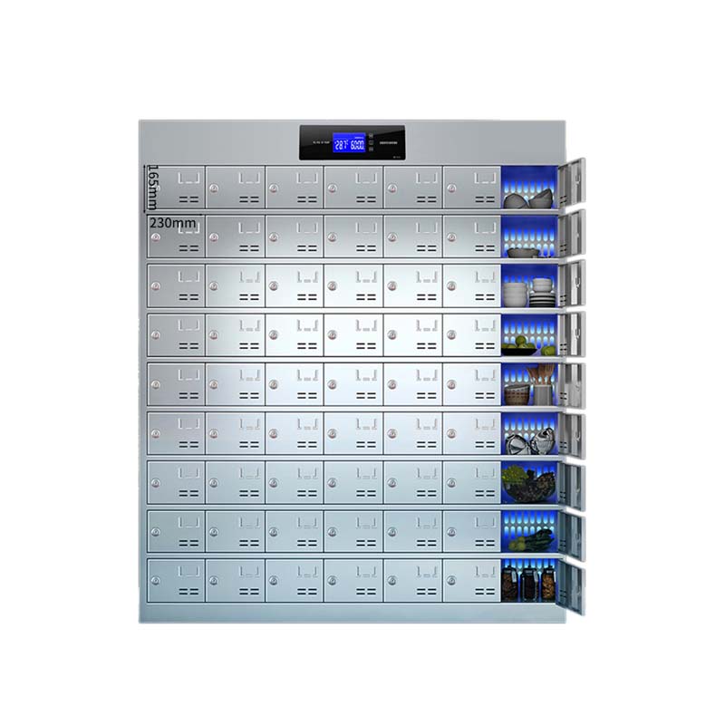 帅畅不锈钢员工食堂消毒餐厅紫外线高温餐盘餐具柜多格饭盒储物柜63门碗柜 紫外线消毒