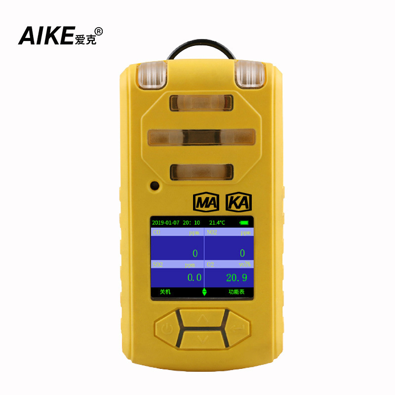爱克(AIKE)JD4便携矿用气体检测仪有毒有害气体报警器 O2+CO+NO2 定制款有货期