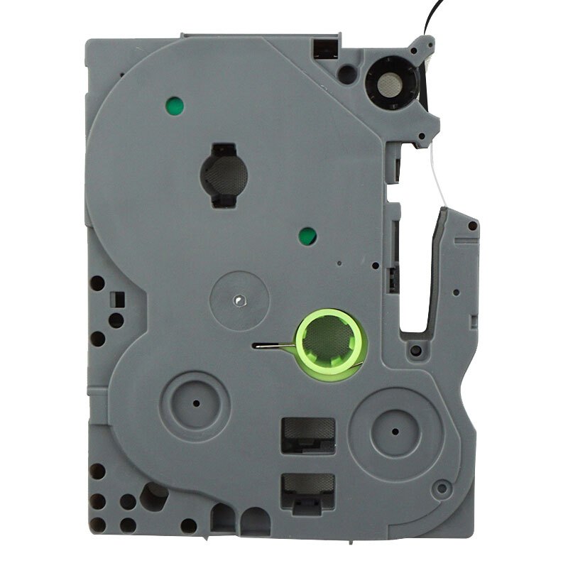 艾洁 标签带18mm透明底黑字PL-141 适用兄弟 PT-1010;1100CH;1400 TZe-141标签机色带高清大图