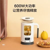 苏宁宜品X生活元素养生壶 迷你煮茶器 煮茶壶煎药壶电茶壶花玻璃烧水壶电热水壶养生杯0.6L智能 I13