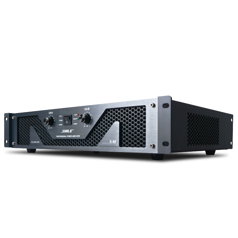 狮乐专业纯后级功放大功率定阻功放舞台演出会议卡拉ok功放专业功放
