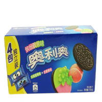 “奥利奥缤纷双果味夹心饼干水晶葡萄味+水蜜桃味194g ”