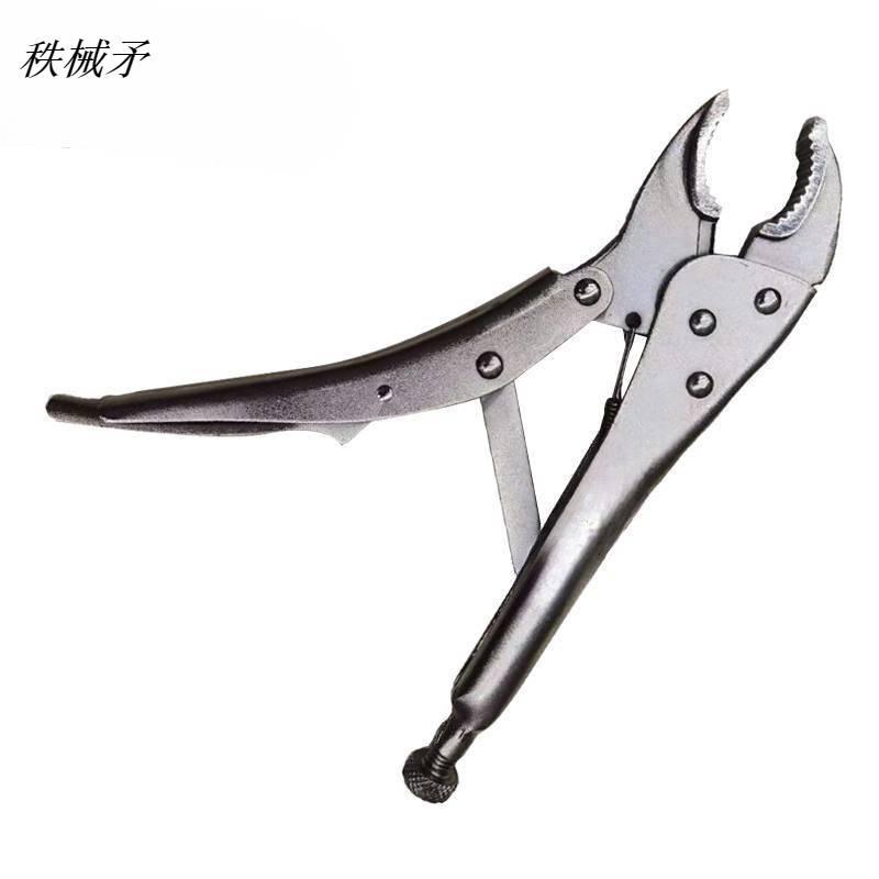 秩械矛 大力钳 多功能 万用钳子手动夹钳固定钳 圆口大力钳 10寸 1把