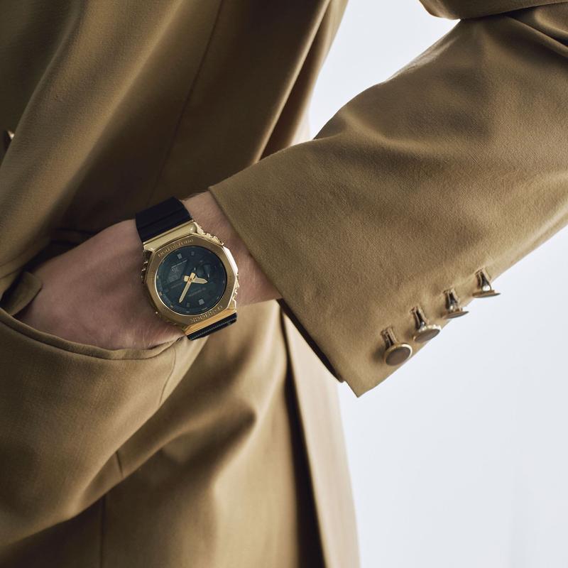 CASIO 石黑金屬質感男款潮流奢華風格休閒日韓表高清大图