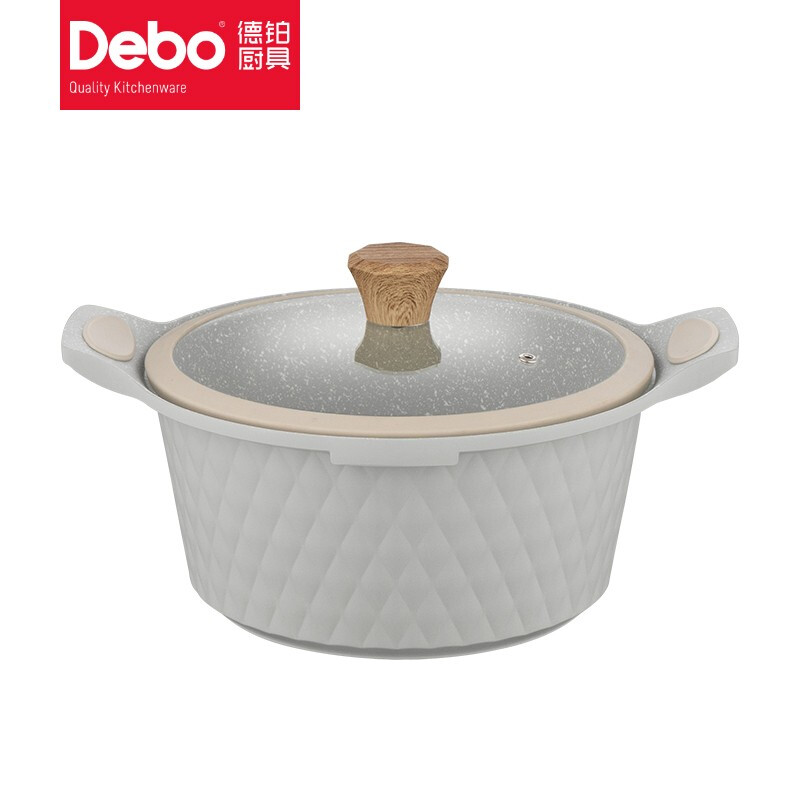 Debo 德铂摩纳哥汤锅火锅明火电磁炉通用24cm高清大图