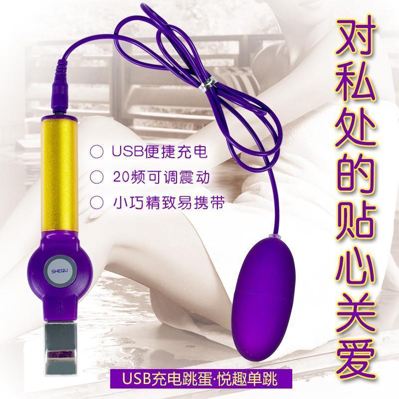 悦趣单跳蛋20频女用充电震动器自慰器具成人情趣性用品usb充电静音单跳蛋