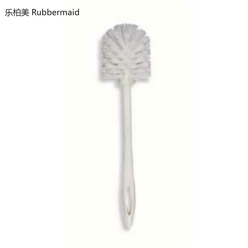 乐柏美 Rubbermaid FG631000WHT 马桶刷6310,塑料柄,聚bing烯刷毛
