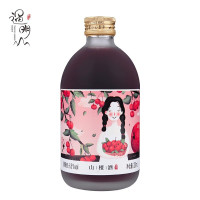 通明山 低度微醺网红高颜值水果酒 女士甜酒 山楂味果酒 6.5度 330ml*1瓶 单瓶装