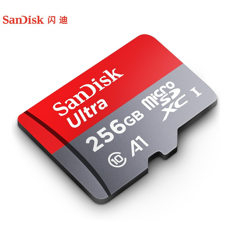 闪迪(Sandisk)256GB TF卡读150MB/s A1 CLASS 10手机内存卡 存储卡 tf卡