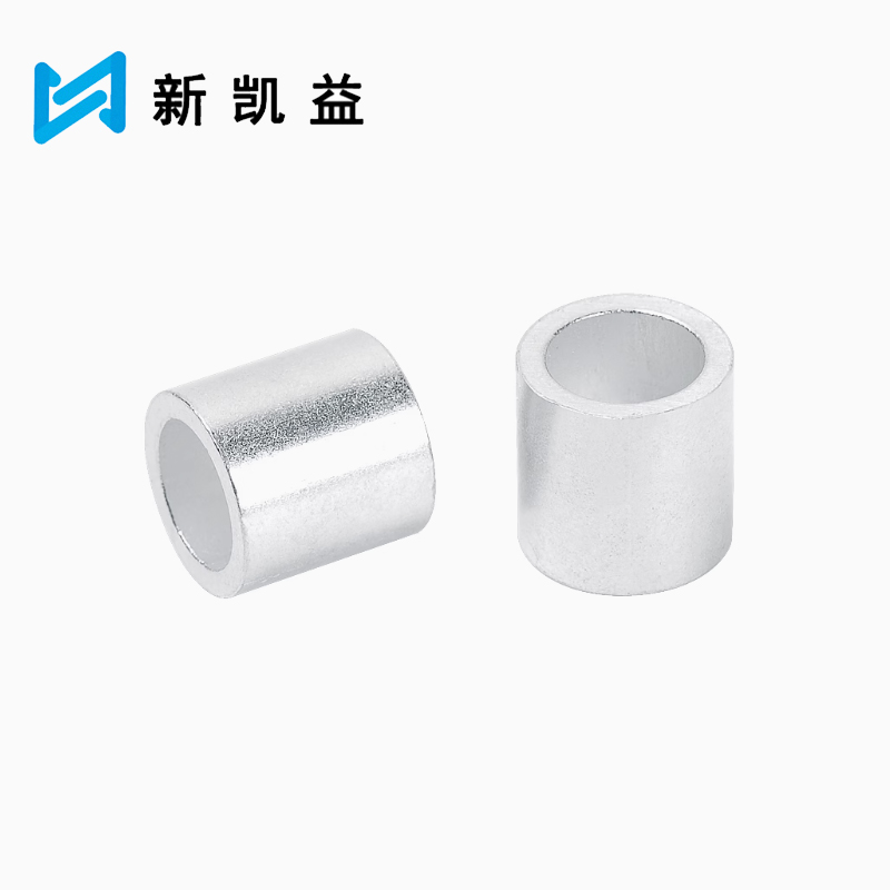 新凯益 钢丝绳用圆形铝套铝夹头 圆形铝套M1.2 个高清大图