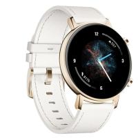 (顺丰当天发)华为(HUAWEI)华为智能手表WATCHGT2 42毫米 时尚款 凝霜白 两周续航+户外运动手表+实时心率+睡眠监测+NFC支付华为gt2手表