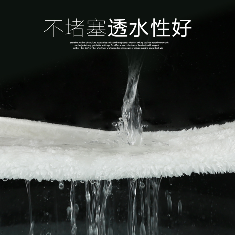 水族箱鱼缸过滤棉高透水白棉魔毯神奇毛毯魔袋干湿分离高密度净化高清大图