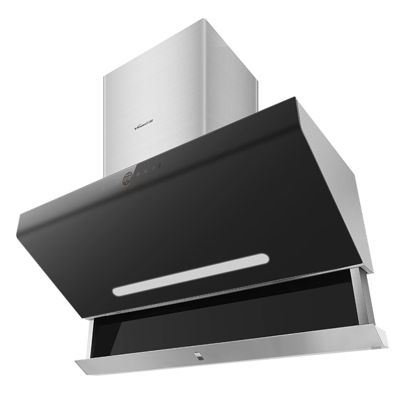 万和(Vanward) 23m³吸力侧吸式油烟机CXW-310-L26T 动态升降烟腔自清洗挥手智控APP智联一级能效高清大图