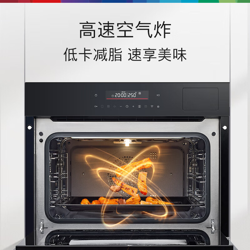 博世CSK5R46R2W太空舱五合一45L嵌入式蒸箱烤箱蒸烤炸炖煮高清大图