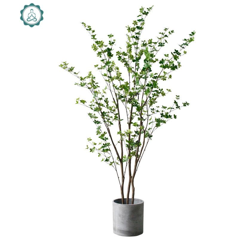 仿真吊钟多瓣叶树叶绿色植物大落地盆栽马醉木现代简约中式意 封后 1.3米吊钟树仿真植物图片