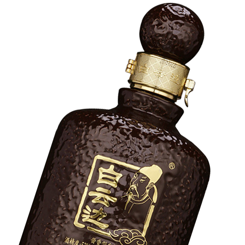 白云边云酱酒(黑)53度 500ml 单瓶装 酱香型白酒高清大图