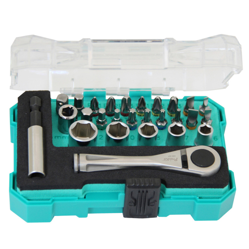 宝工 Pro’sKit SD-2318M 27PCS 棘轮套筒起子组