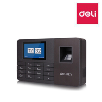 得力(deli) 指纹式考勤机2251 打卡机指纹识别签到机 免安装易操作