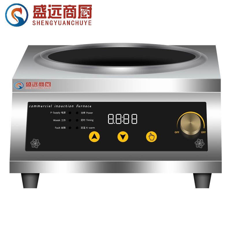 商用台式凹面电磁炉3.5kw高清大图