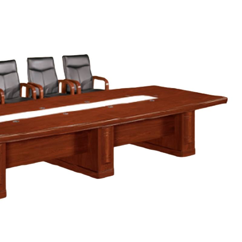 大央会议桌H-32C30 3000W*1200D*760H办公家具会议桌长方形大型长桌简约现代会议室洽谈桌高清大图