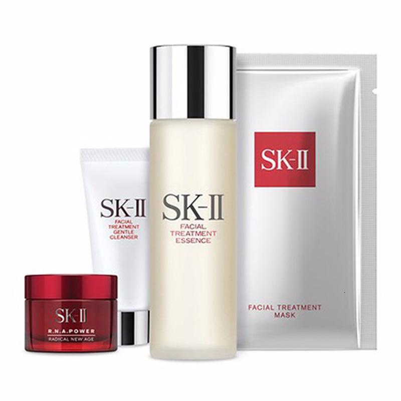 sk2体验护肤套装补水保湿控油平衡舒缓肌肤 神仙水75ml+肌源赋活修护精华霜15g+洗面奶20g+护肤面膜1片高清大图