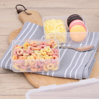 乐扣.乐扣保鲜盒350ml塑料微波炉加热饭盒带盖密封冰箱收纳 HPL806C (BY)