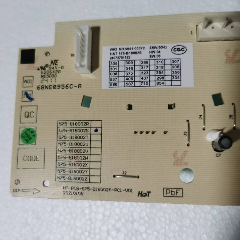 帮客材配 全新原装P0970140777威力扎伊ZWW14103WR洗衣机主控板(新)372版本 收前验货