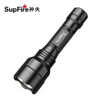 SupFire神火M2 强光手电 XP-E灯泡LED350流明 头部安全锤功能 骑行装备山地车单车