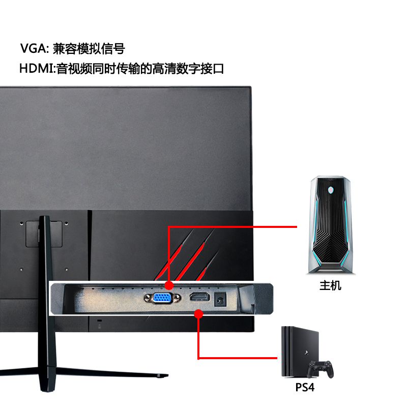康佳(KONKA) 31.5英寸 60HZ刷新 FHD全高清 家用办公电竞显示器(KM3218)