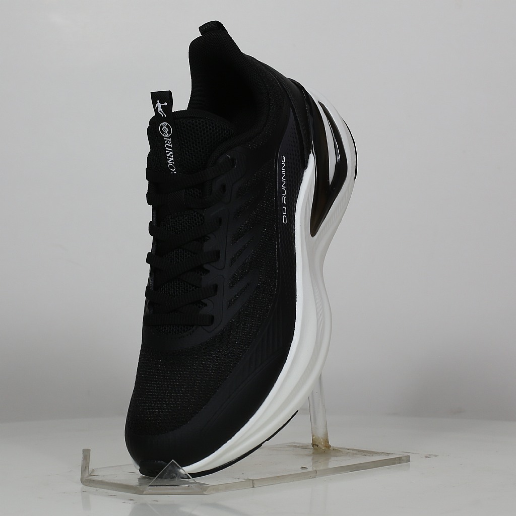 乔丹 跑步鞋女款舒适基础跑鞋运动鞋旅游鞋 透气防滑35-40 QTB022253209 黑色/乔丹白高清大图