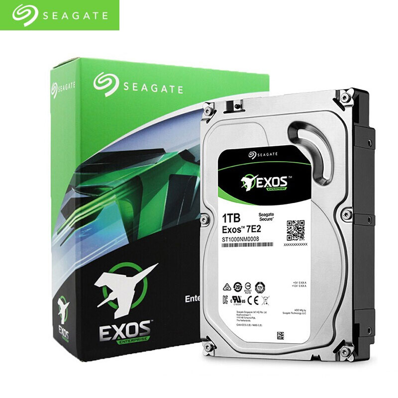 希捷(Seagate) 企业级硬盘 ST1000NM008 银河系列 128MB 7200RPM SATA接口 1TB