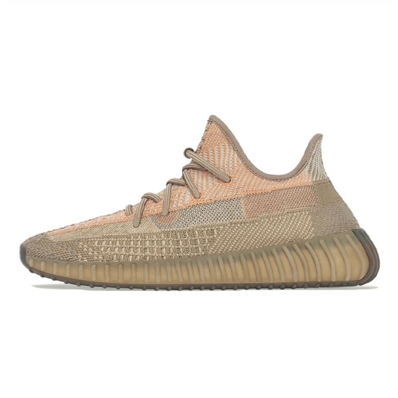 阿迪达斯yeezy boost 350 v2 "sand taupe"椰子鞋 脏橙天使女鞋 fz