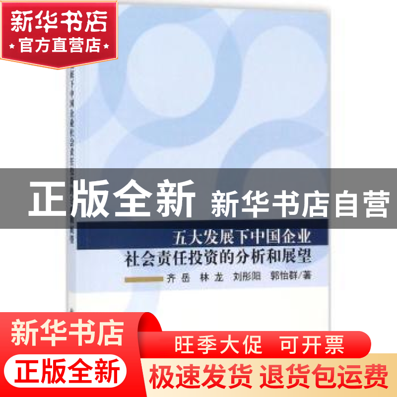 正版 五大发展下中国企业社会责任投资的分析和展望 齐岳[等]著高清大图