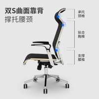 卓澳(ZHUOAO)办公椅电脑椅家用休闲椅老板椅转椅人体工学椅-网布