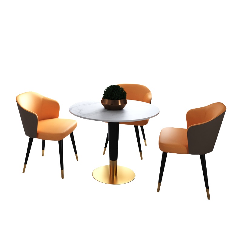 凡礼格洽谈桌椅 圆桌+3把椅子70*70*75cm