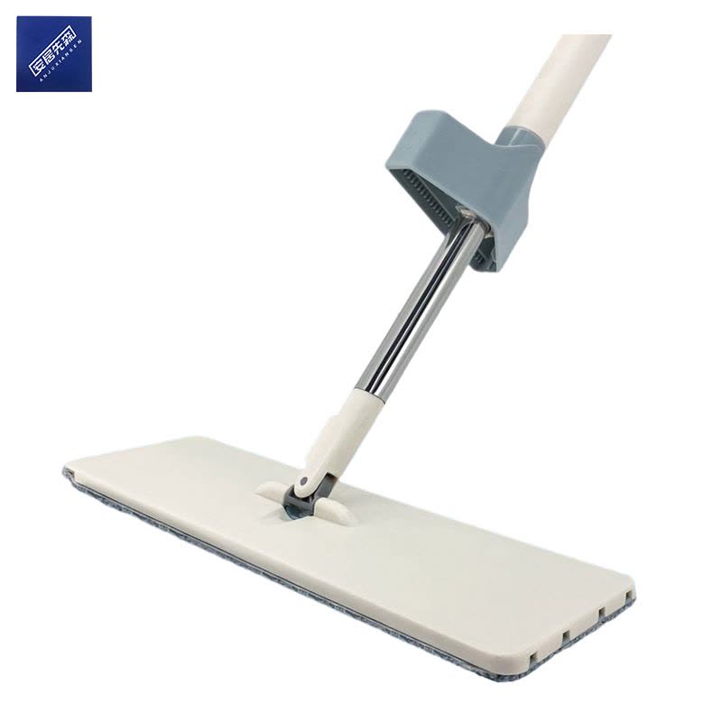 安居先森TTB-800不锈钢杆免手洗挤水平板拖把干湿两用尘推墩布图片
