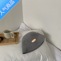 SUNTEKins风夏季透气牛奶丝渔夫帽女防晒水桶帽秋天简约百搭